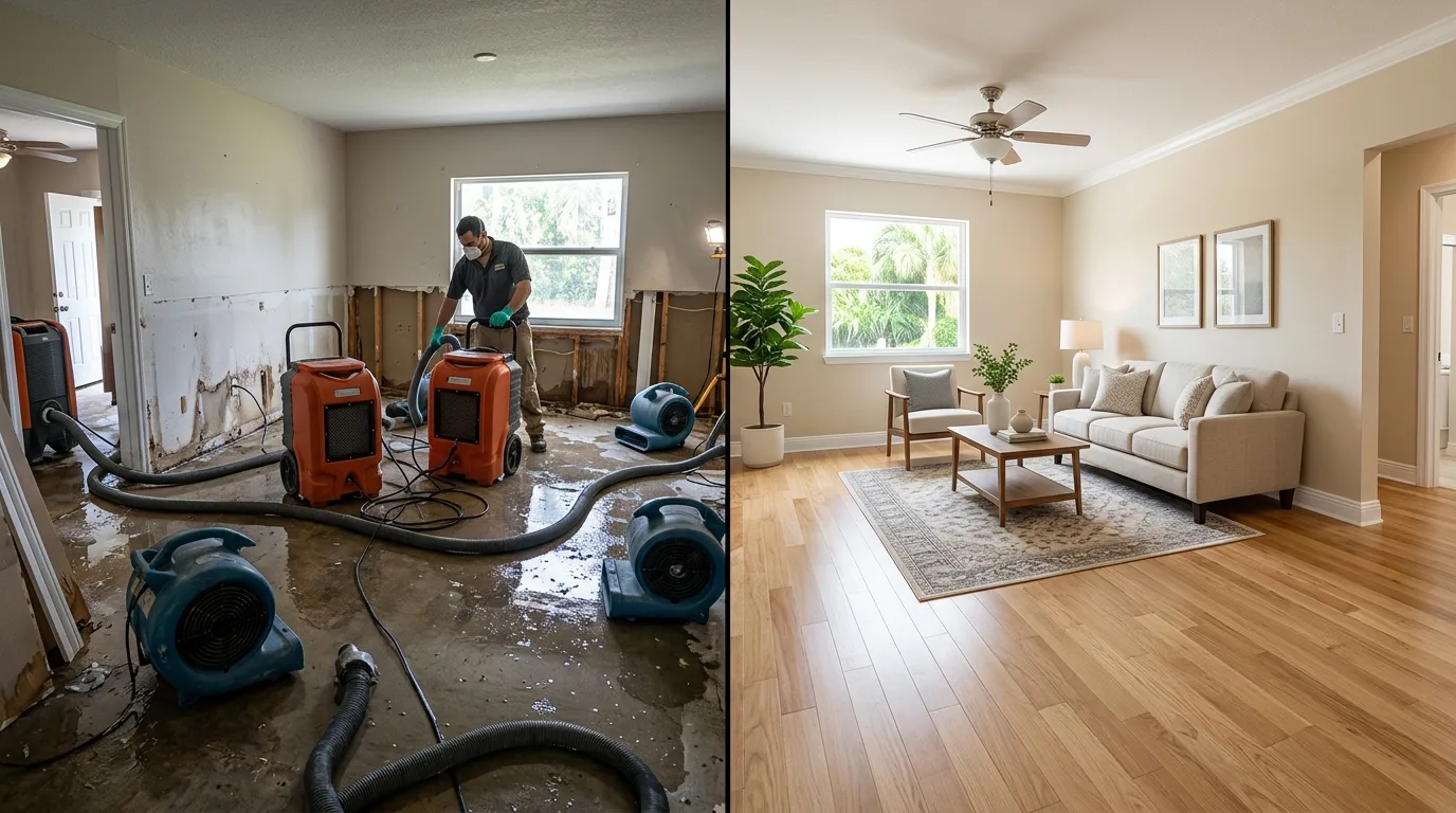 Water Mitigation vs. Water Restoration in Wilton Manors, FL